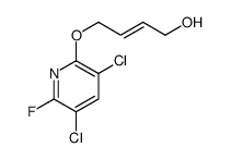 2-Buten-1-ol, 4-[(3,5-dichloro-6-fluoro-2-pyridinyl)oxy]- 结构式