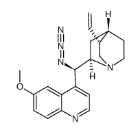 Cinchonan, 9-azido-6'-methoxy-, (3α,8α,9R)- 结构式