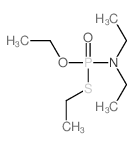Phosphoramidothioicacid, diethyl-, O,S-diethyl ester (8CI,9CI) 结构式