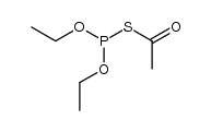 Ethanethioic acid, anhydrosulfide with O,O-diethyl hydrogen phosphorothioite 结构式