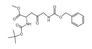 L-Ornithine, N2-[(1,1-dimethylethoxy)carbonyl]-4-oxo-N5-[(phenylmethoxy)carbonyl]-, methyl ester 结构式