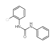 1-(2-氯苯基)-3-苯基脲 结构式