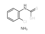 [(2-chlorophenyl)amino]methanedithioic acid 结构式