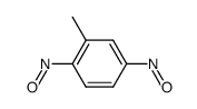 2-甲基-1,4-二亚硝基苯 结构式