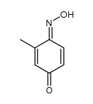 2-甲基-2,5-环己二烯-1,4-二酮-1-肟 结构式