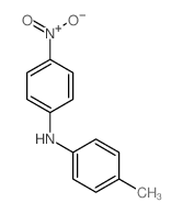 4-甲基-N-(4-硝基苯基)苯胺 结构式