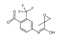 2-甲基-N-(4-硝基-3-(三氟甲基)苯基)噁丙环-2-甲酰胺 结构式