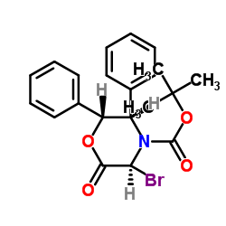 D-N-Boc-3-甲基吗啉 结构式