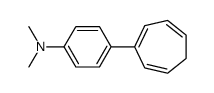4-(1,3,6-环庚三烯-1-基)-N,N-二甲基苯胺 结构式