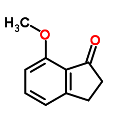 7-甲氧基-1-茚满酮 结构式