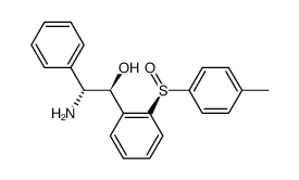 Benzeneethanol, β-amino-α-[2-[(S)-(4-methylphenyl)sulfinyl]phenyl]-, (αS,βR)- 结构式
