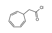2,4,6-环庚三烯-1-乙酰氯 结构式