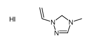 4-甲基-1-乙烯基-1,2,4-三唑鎓碘化物 结构式