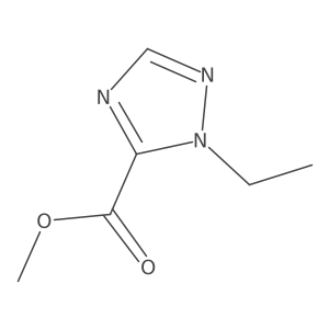 methyl 1-ethyl-1H-1,2,4-triazole-5-carboxylate 结构式