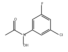 N-(3-氯-5-氟苯基)-N-羟基乙酰胺 结构式
