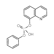 PHENYL 8-QUINOLYL PHOSPHATE 结构式