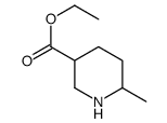 6-甲基哌啶-3-羧酸乙酯 结构式