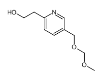 2-[5-(甲氧基甲氧基甲基)-2-吡啶基]乙醇 结构式