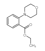 2-吗啉-4-苯甲酸乙酯 结构式