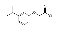 Acetyl chloride, [3-(1-methylethyl)phenoxy]- 结构式