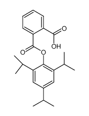 1,2-苯二甲酸单(2,4,6-三异丙基苯基)酯 结构式