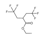 Butanoic acid, 4,4,4-trifluoro-2-(2,2,2-trifluoroethyl)-, ethyl ester 结构式