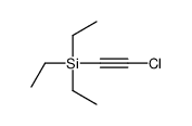 Silane, (2-chloroethynyl)triethyl- 结构式