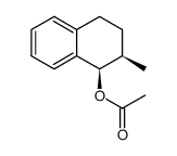 1-Naphthalenol, 1,2,3,4-tetrahydro-2-methyl-, 1-acetate, (1R,2R)-rel- 结构式