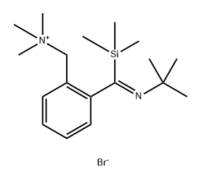 Benzenemethanaminium, 2-[[(1,1-dimethylethyl)imino](trimethylsilyl)methyl]-N,N,N-trimethyl-, bromide (9CI) 结构式