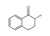 S-2-甲基-3,4-二氢-2H-1-萘酮 结构式