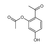 1-[2-(Acetyloxy)-4-hydroxyphenyl]ethanone 结构式