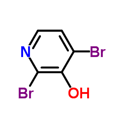 2,4-二溴-3-羟基吡啶 结构式