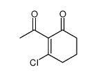 2-乙酰基-3-氯-2-环己烯-1-酮 结构式