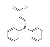 2-Propenoic acid, 3-(diphenylphosphino)-, (E)- 结构式