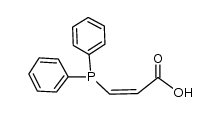 2-Propenoic acid, 3-(diphenylphosphino)-, (Z)- (9CI) 结构式