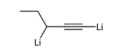 Lithium, [μ-(3-ethyl-1-propyne-1,3-diyl)]di- (9CI) 结构式