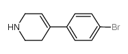 4-(4-溴苯基)-1,2,3,6-四氢吡啶 结构式