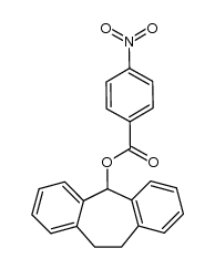 5H-Dibenzo[a,d]cyclohepten-5-ol, 10,11-dihydro-, 5-(4-nitrobenzoate) 结构式
