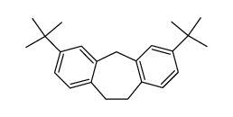 3,7-二叔丁基-10,11-二氢-5H-二苯并[a,d]环庚烯 结构式
