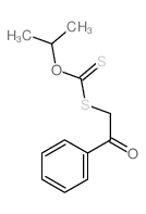 Carbonodithioic acid, O-(1-methylethyl)S-(2-oxo-2-phenylethyl) ester 结构式