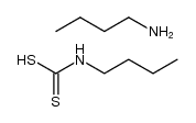 N-丁基二硫代氨基甲酸丁铵 结构式