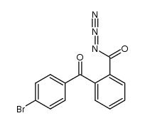 2-(4-溴苯甲酰基)苯甲酰叠氮 结构式