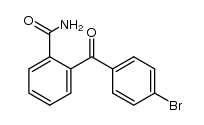 2-(4-溴苯甲酰基)苯甲酰胺 结构式