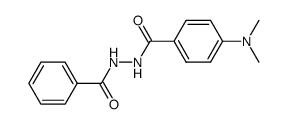 4-二甲氨基苯甲酸-2-苯甲酰肼 结构式