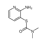 二甲基硫代氨基甲酸 S-(2-氨基-3-吡啶基)酯 结构式
