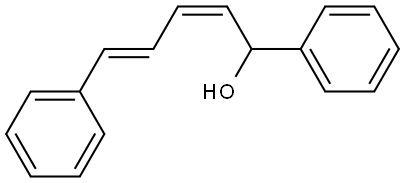 Benzenemethanol, α-(4-phenyl-1,3-butadienyl)-, (Z,E)- 结构式