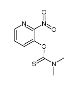 二甲基硫代氨基甲酸-O-(2-硝基-3-吡啶基)酯 结构式