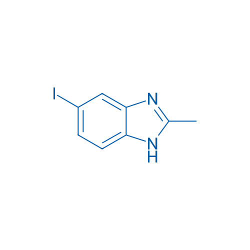 5-碘-2-甲基苯并咪唑 结构式