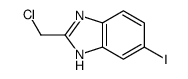 2-(氯甲基)-6-碘-1H-苯并咪唑 结构式