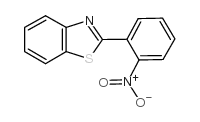 2-(2-硝基苯)苯并噻唑 结构式